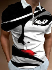 Load image into Gallery viewer, Cool Graphic Collar T-Shirt