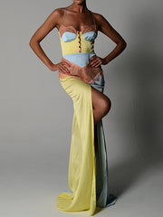 Load image into Gallery viewer, Lace Satin Dress