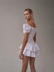 Load image into Gallery viewer, V-Neck Ruffles Dress