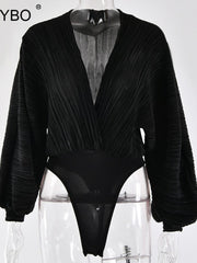 Load image into Gallery viewer, Deep V-Neck Bodysuit