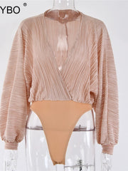 Load image into Gallery viewer, Deep V-Neck Bodysuit