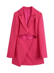 Load image into Gallery viewer, Blazer Jacket With Skirt