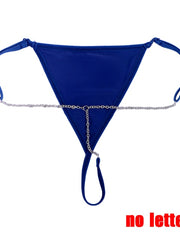 Load image into Gallery viewer, Letter Chain Thong