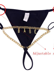 Load image into Gallery viewer, Thong With Chain