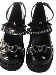 Load image into Gallery viewer, Buckle Chunky Heel Shoes