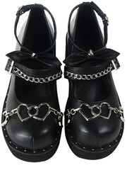 Load image into Gallery viewer, Buckle Chunky Heel Shoes