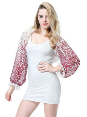 Load image into Gallery viewer, Chiffon Shoulder Sleeves