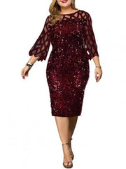 Load image into Gallery viewer, Elegant Sequin Dress