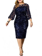 Load image into Gallery viewer, Elegant Sequin Dress