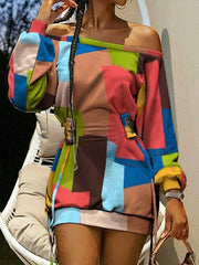 Load image into Gallery viewer, Long Sleeve Off Shoulder Dress