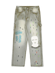 Load image into Gallery viewer, Embroidered Jeans