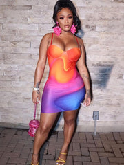 Load image into Gallery viewer, Gradient Color Dress