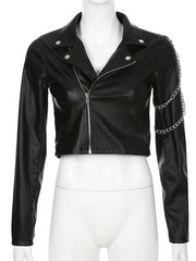 Load image into Gallery viewer, Faux Leather Jacket