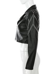 Load image into Gallery viewer, Faux Leather Jacket