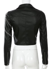 Load image into Gallery viewer, Faux Leather Jacket