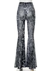 Load image into Gallery viewer, Flared Leg Sheer Pants