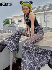 Load image into Gallery viewer, Flared Leg Sheer Pants