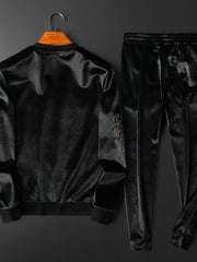 Load image into Gallery viewer, Embroidered Long Sleeve T-Shirt & Pants