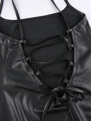 Load image into Gallery viewer, Faux Leather Dress