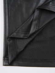 Load image into Gallery viewer, Faux Leather Dress