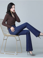 Load image into Gallery viewer, Flared Legs Jeans Pants