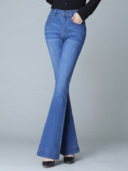 Load image into Gallery viewer, Flared Legs Jeans Pants
