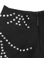 Load image into Gallery viewer, Sheer Rhinestone Dress