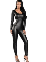 Load image into Gallery viewer, Faux Latex Jumpsuits