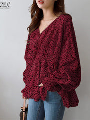 Load image into Gallery viewer, Long Sleeve Ruffle Blouse