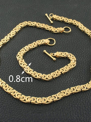 Load image into Gallery viewer, Stainless Steel Necklace & Bracelet