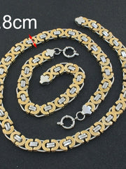 Load image into Gallery viewer, Stainless Steel Necklace & Bracelet