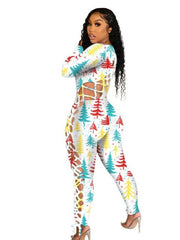 Load image into Gallery viewer, Asymmetrical Lace-Up Jumpsuit