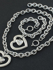 Load image into Gallery viewer, Stainless Steel Necklace & Bracelet