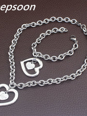Load image into Gallery viewer, Stainless Steel Necklace & Bracelet