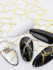 Load image into Gallery viewer, Gold Nail Line Sticker