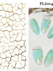 Load image into Gallery viewer, Gold Nail Line Sticker