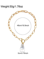 Load image into Gallery viewer, Water Drop Pendant Necklace