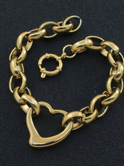 Load image into Gallery viewer, Stainless Steel Heart Bracelet