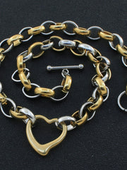 Load image into Gallery viewer, Stainless Steel Heart Necklace