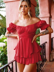 Load image into Gallery viewer, Off-Shoulder Dress