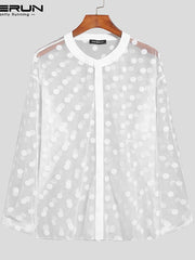 Load image into Gallery viewer, Sheet Polka Dot Shirts & Shorts Set