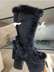 Load image into Gallery viewer, Chunky Heels Boots