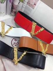 Load image into Gallery viewer, V Letter Buckle Belt