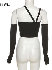 Load image into Gallery viewer, Removable Sleeves Halter Top