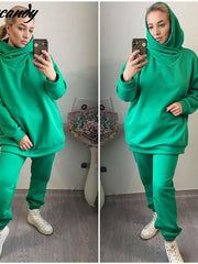 Load image into Gallery viewer, Long Sleeve Hoodie & Jogger Pants