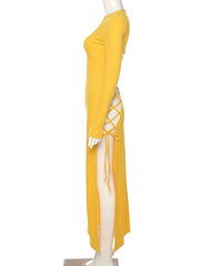 Load image into Gallery viewer, Long Sleeves Exotic Dress