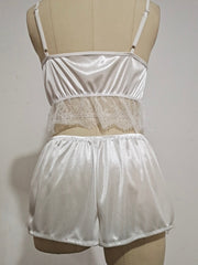 Load image into Gallery viewer, Satin Top & Shorts Pajama Set