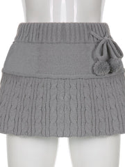 Load image into Gallery viewer, Knitted Mini Skirt