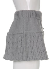 Load image into Gallery viewer, Knitted Mini Skirt