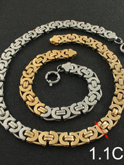 Load image into Gallery viewer, Stainless Steel Necklace & Bracelet